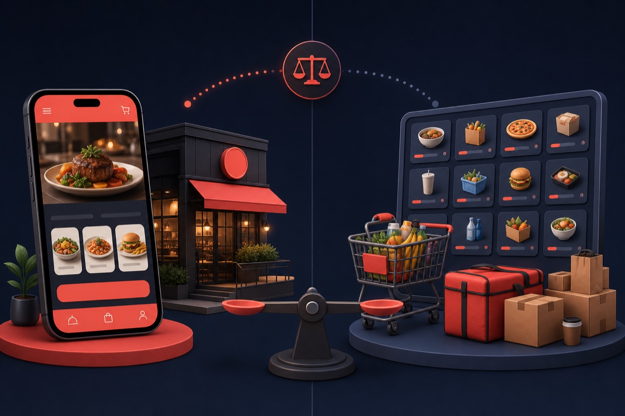 Your own ordering system vs Migros Yemek