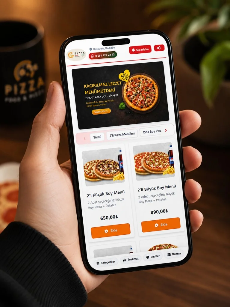 Branded mobile ordering app