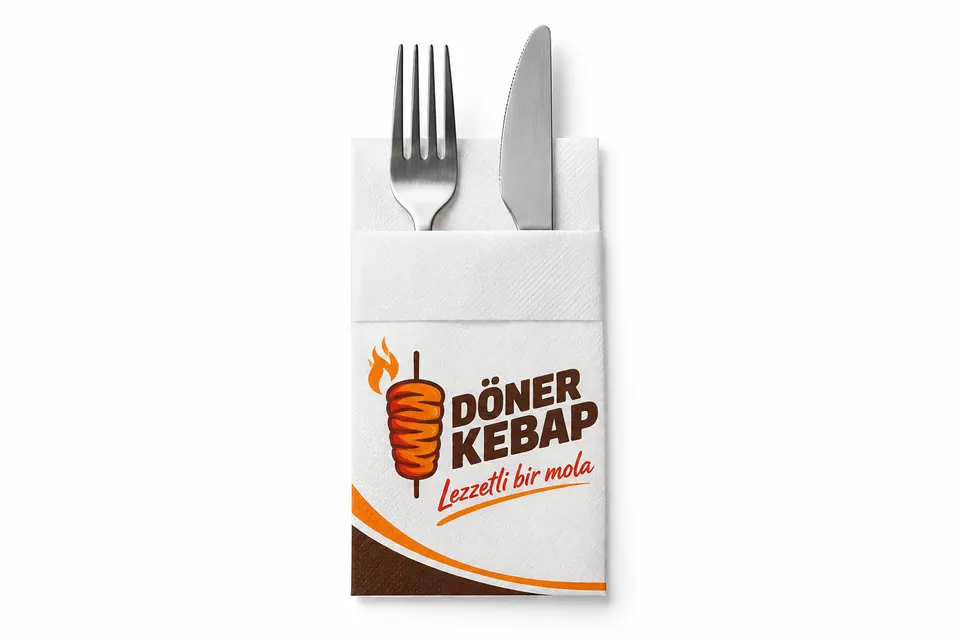 Pocket airlaid napkin